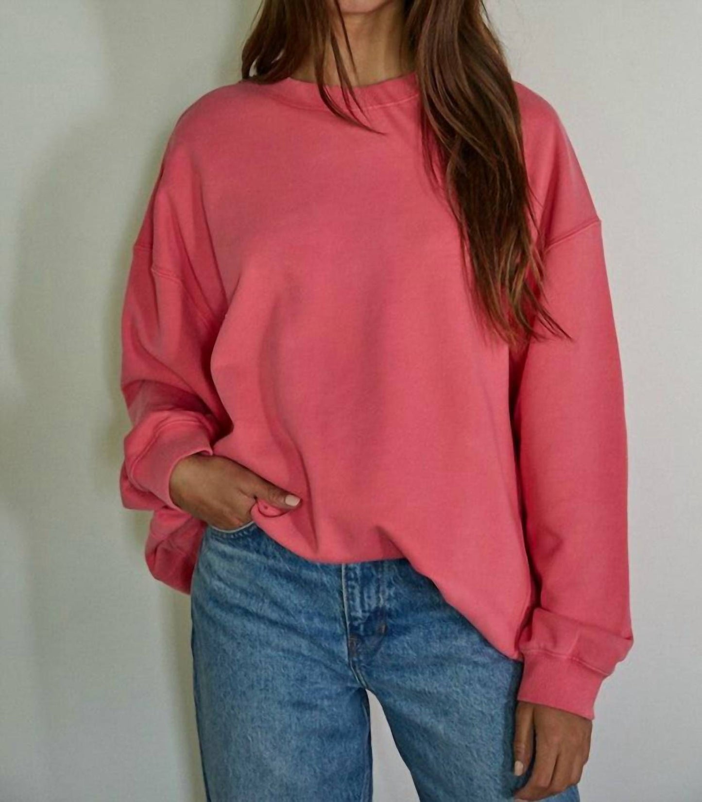 By Together - French Terry Cotton Pullover Sweatshirt