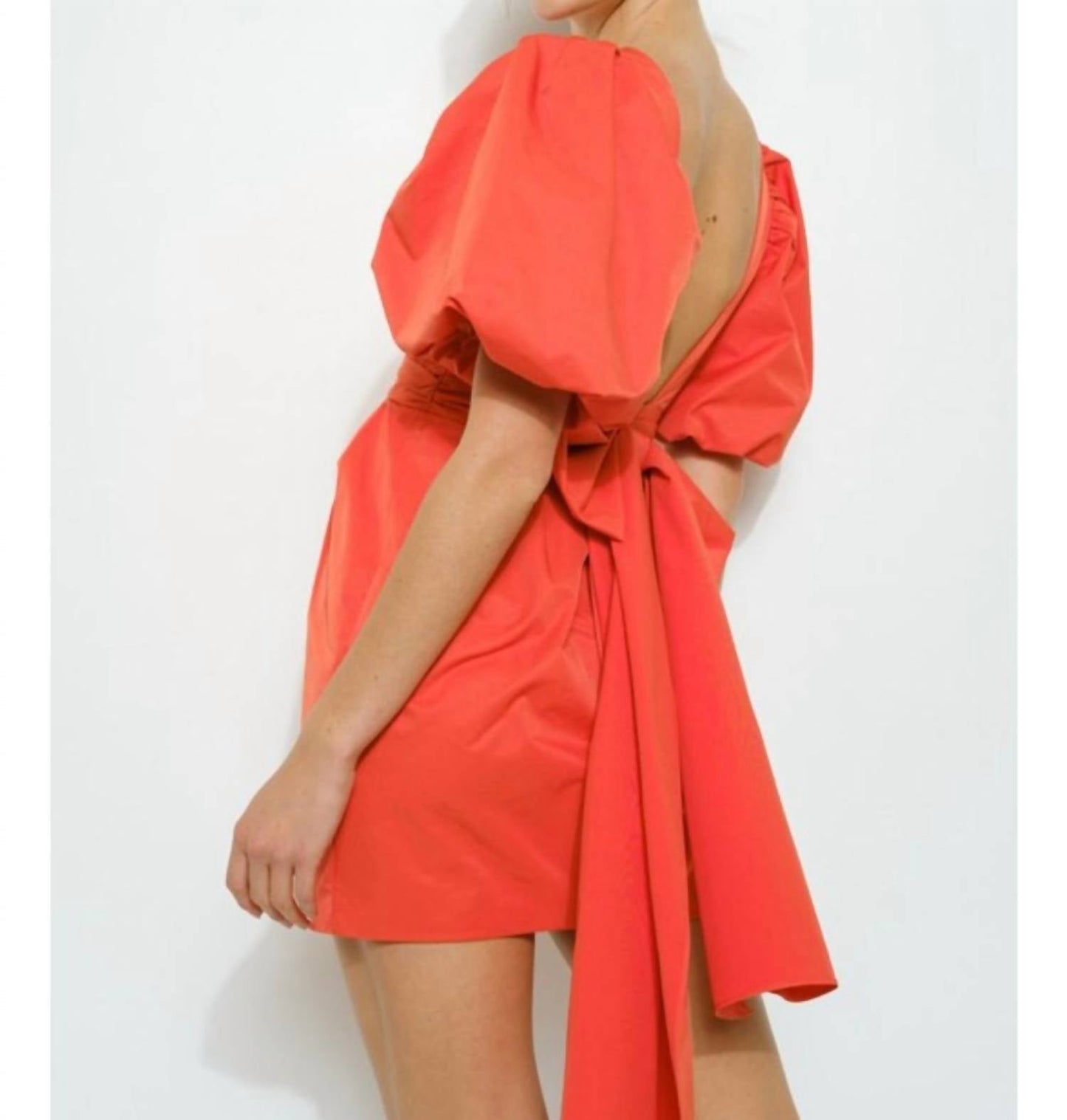 Ina Fashion - Open Bow Back Mini Dress