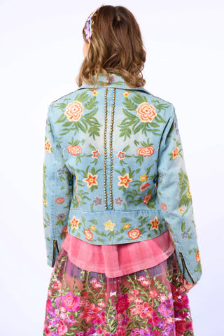 Aratta - Lucinda Embroidered Denim Jacket