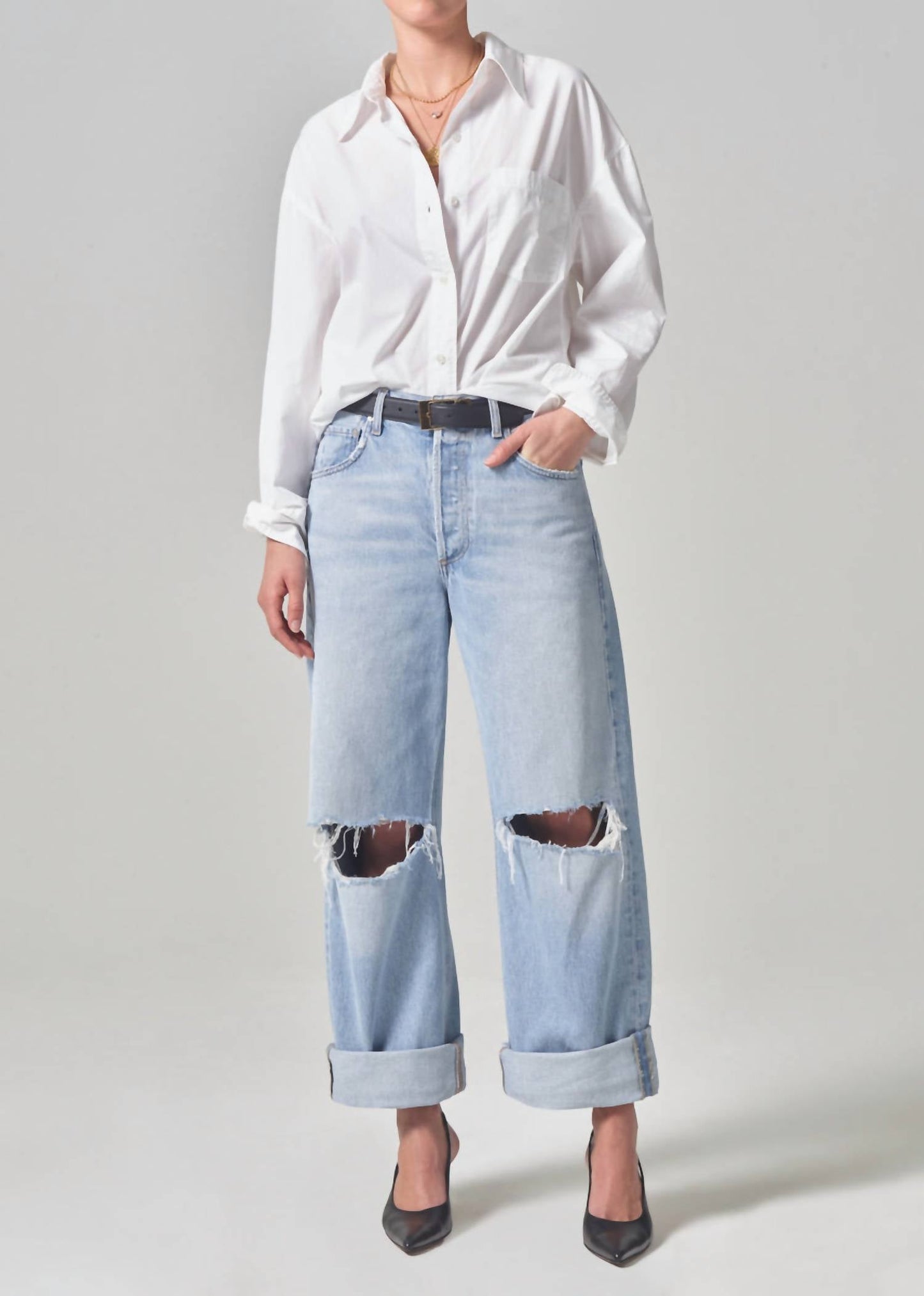 Citizens Of Humanity - Ayla Baggy Cuffed Crop Jeans