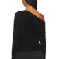 Enza Costa - Women's One Shoulder Sweater