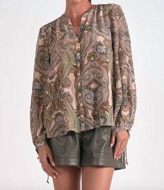 Elan - Paisley Blouse