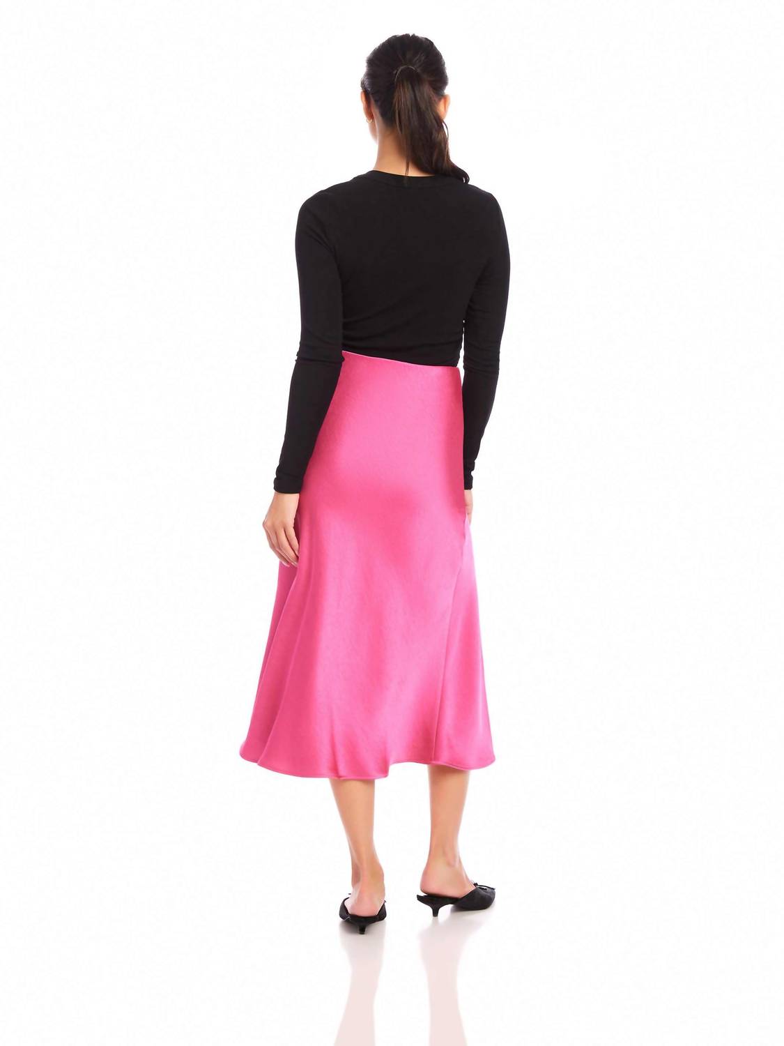 Fifteen Twenty - Brielle Side Slit Midi Skirt