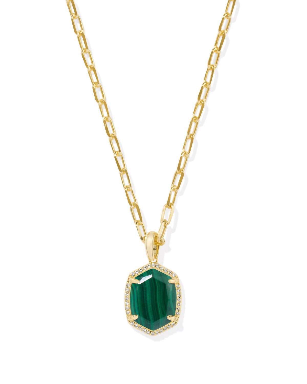 Kendra Scott - Daphne Gold Pave Framed Necklace