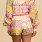 Luxxel - Spring Paisley Short Set