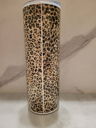 Donny Brooks Designs - Leopard Stainless Steel Double Wall Tumbler 20 Oz