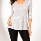 Angel Apparel - Bleach Linen Asymmetrical Tunic