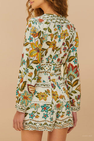 Farm Rio - Botanicals Belted Romper