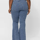 Judy Blue - High Waist Pin Stripe Super Flare Jeans
