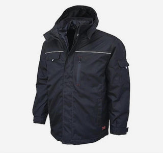 Tough Duck - Men's Wj141 Poly Oxford 3-in-1 Parka Jacket