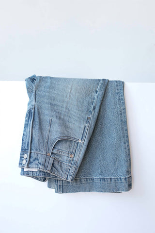 Pistola - Lana Double Button High Rise Ultra Wide Leg Jeans