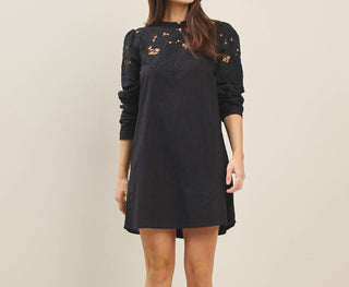 Able - Cutwork Embroidered Mini Dress