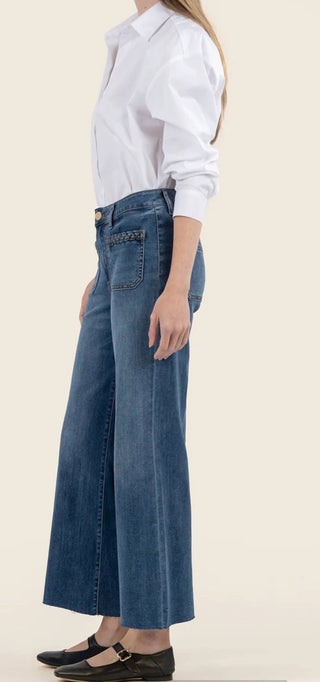 Kut From The Kloth - Meg High Rise With Braid On Top Jeans