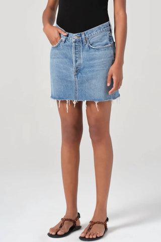 Agolde - V-waist Mini Skirt