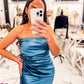 Amoris - Women's All Eyes On You Ruched Dress