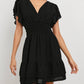 Rails - Kimora Smocked Waist Linen Blend Mini Dress