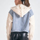 Elan - Jade Denim Sweater Jacket