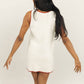 Baevely By Wellmade - Cherry Cream Dream Knit Mini Dress