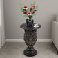 Wolf Head Accent Table Animal Statue