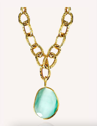 Debbie Katz - Women's Aria Cat Eye Stone Necklace