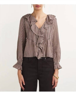 Dôen - Hardy Delphine Printed Ruffled Blouse