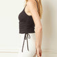 Entro - Shirred Cropped Cami