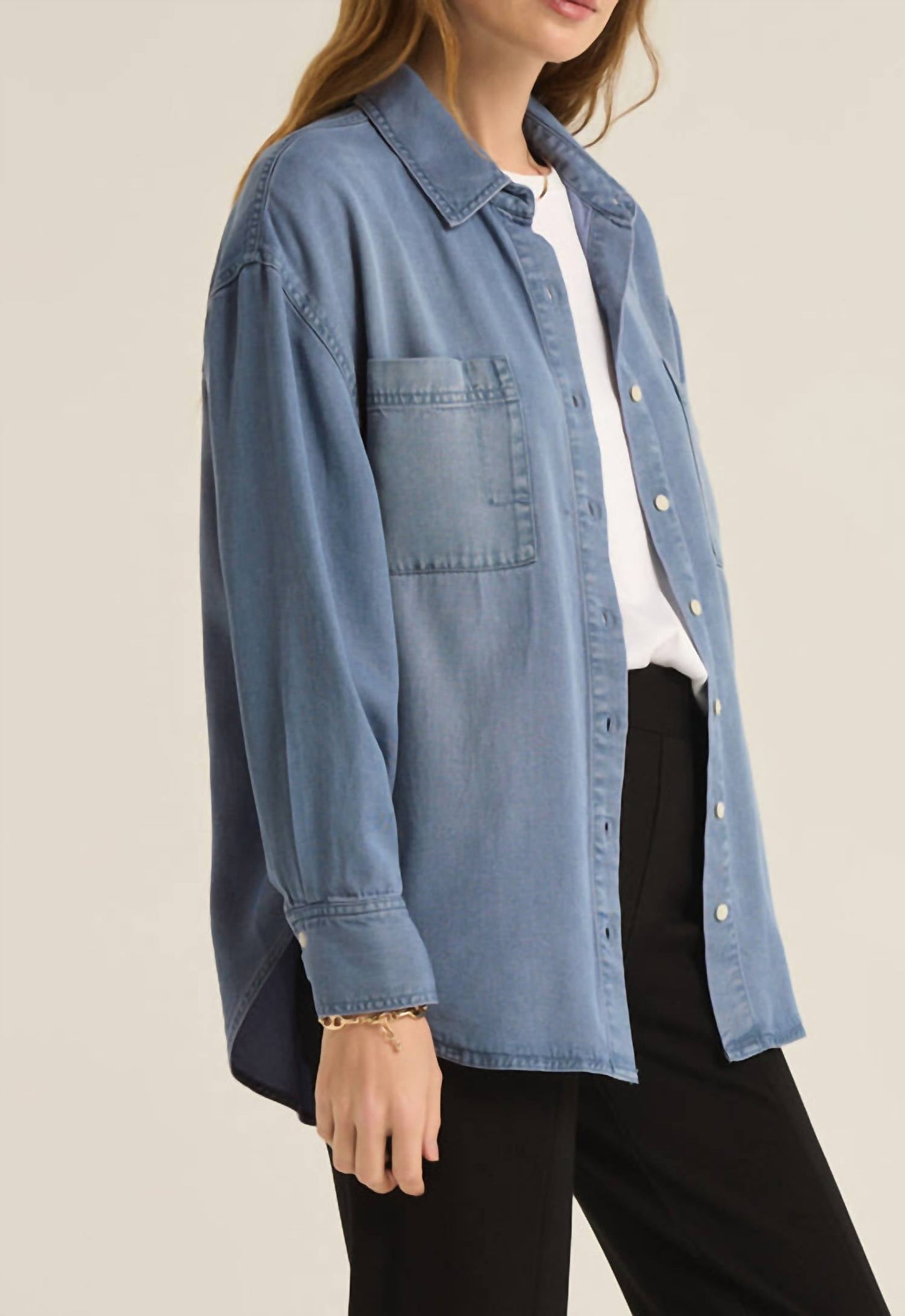 Z Supply - Colbie Chambray Top