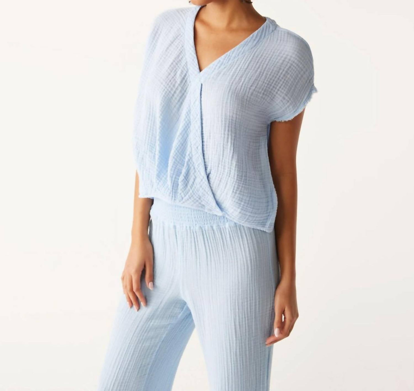 Michael Stars - Evie Gauze Surplice Top