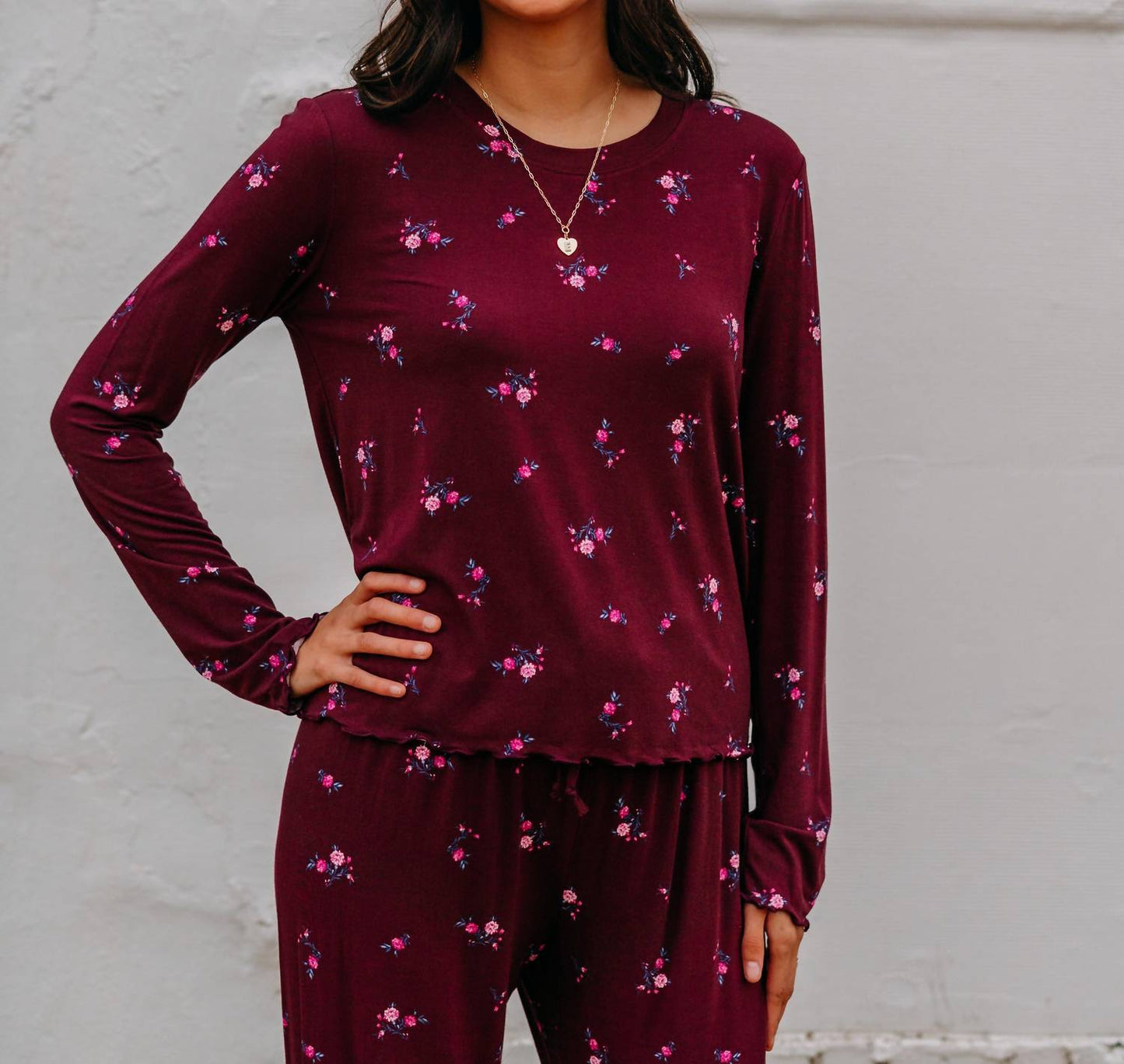 Z Supply - Bella Ditsy Long Sleeve Top