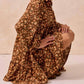 Bibi - Floral Print Corduroy Dress