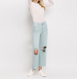 Vervet By Flying Monkey - CROP FLARE JEANS