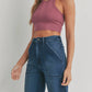 Just Black Denim - Cargo Pocket Wide Leg Jeans