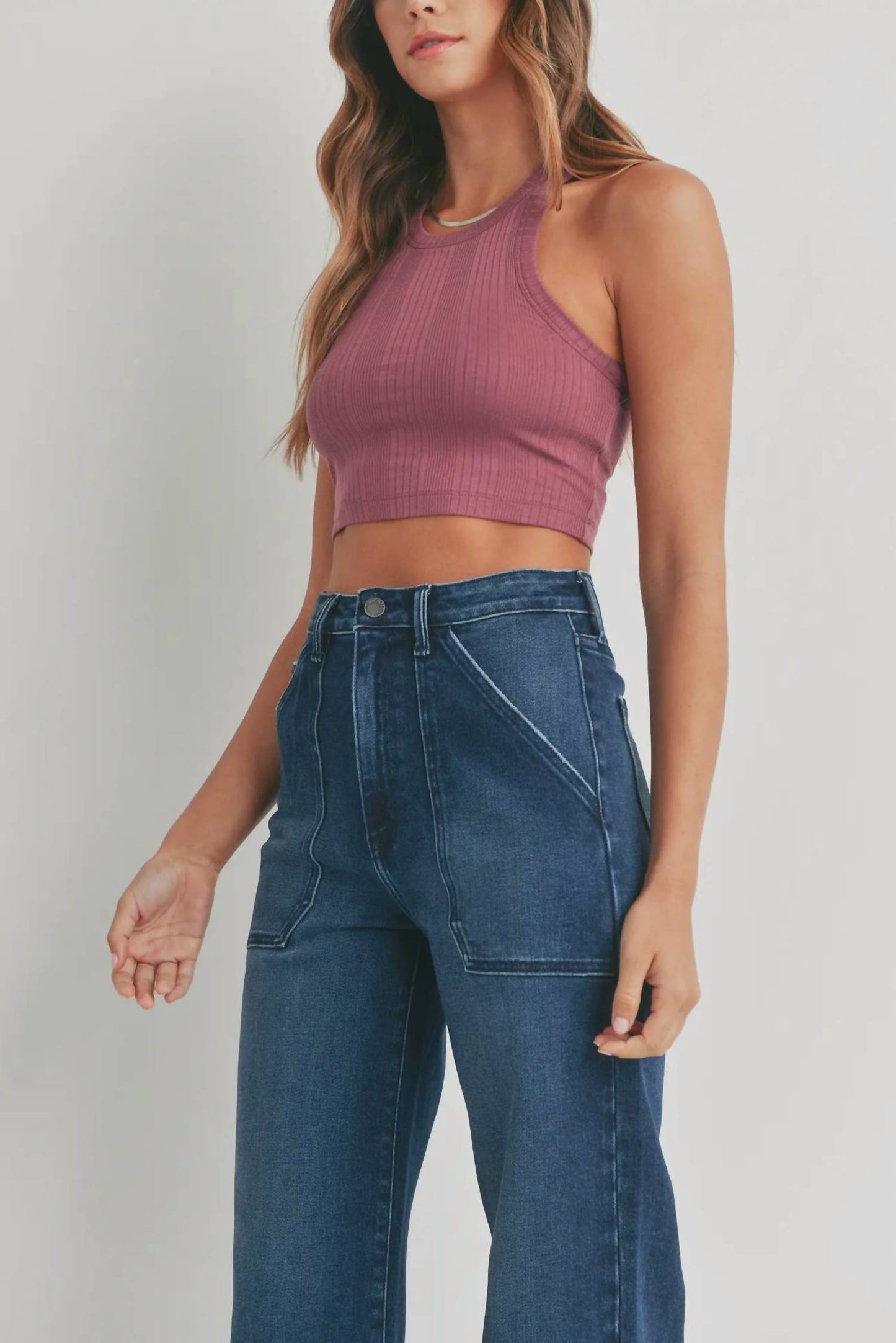 Just Black Denim - Cargo Pocket Wide Leg Jeans