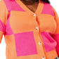 Double Take - Woven Right Checkered Cardigan