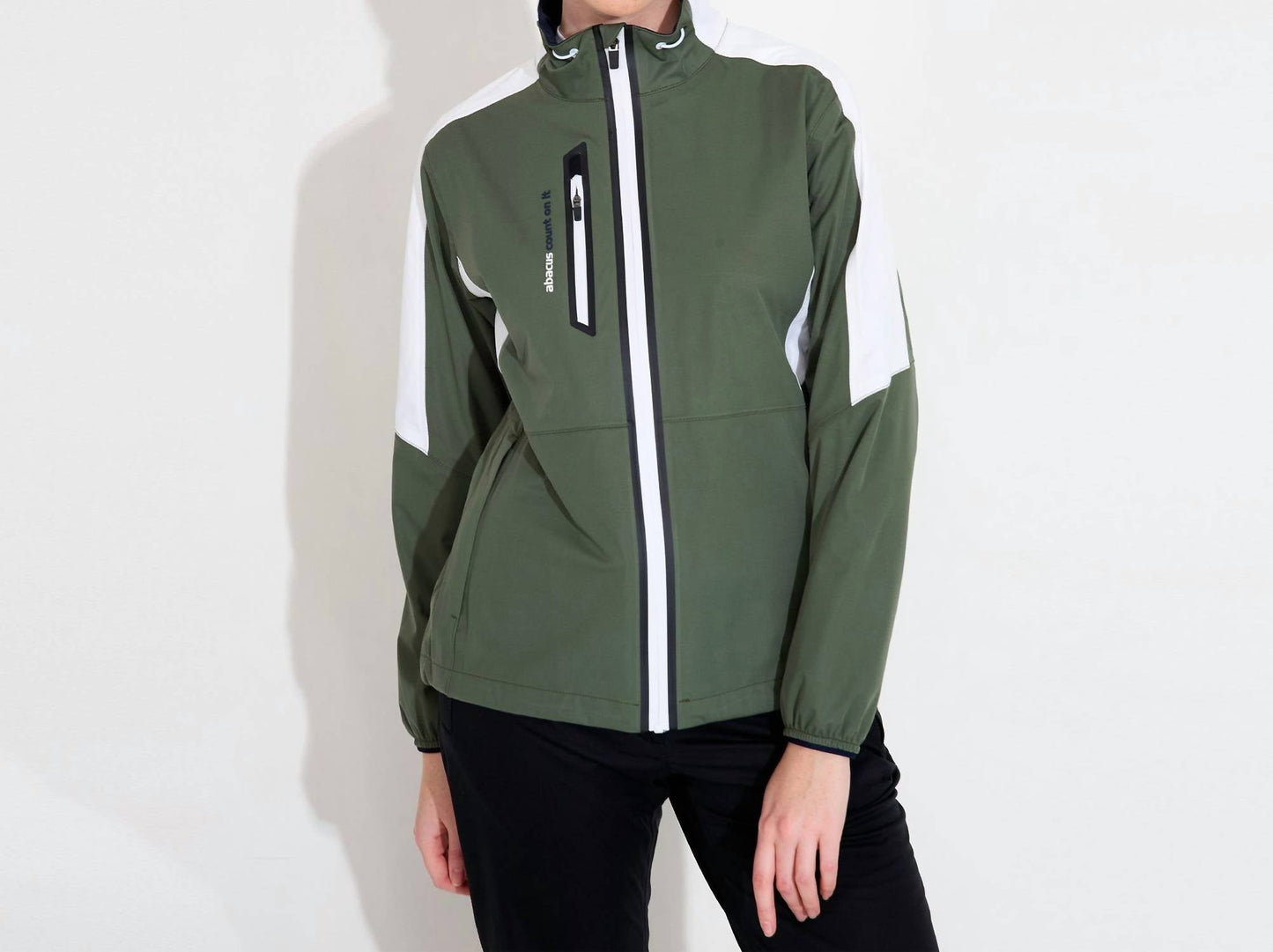Abacus Sportswear Us - Bounce Mock Neck Rain Jacket
