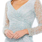 Mac Duggal - Long Sleeve Sequined Lace Dress