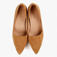 All Black - Women's Oval Kitten Pump