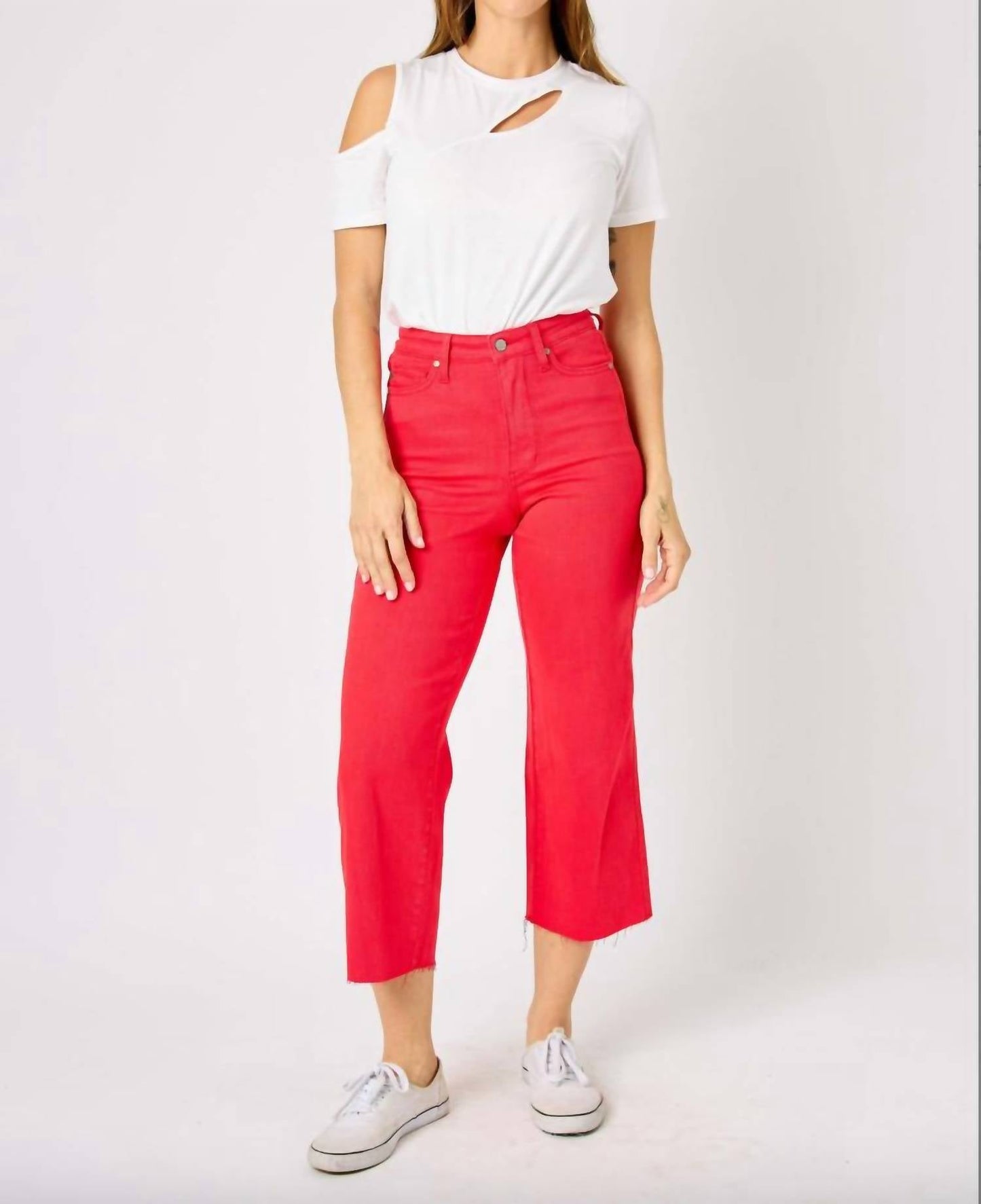 Judy Blue - Tummy Control Crop Jeans