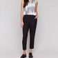 Charlie B - Crepe Pull-on Cropped Pants
