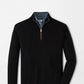 Peter Millar - Men's Autumn Crest Suede Trim 1/4 Zip Sweater