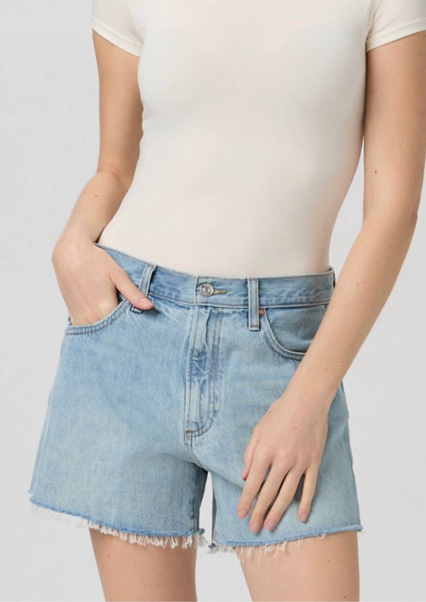 Paige - Archie High Rise Denim Short