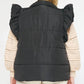 Entro - Ruffle Puffer Vest