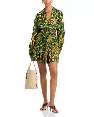 Farm Rio - Pineapple Ikat Mini Dress