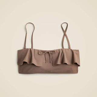 J.Crew - Ruffle Bandeau Bikini Top