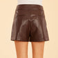 Dolce Cabo - High Waisted Faux Leather Shorts