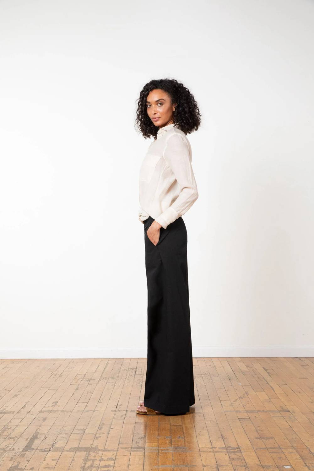 Avenue Montaigne - Carla Stretch Cotton Pant