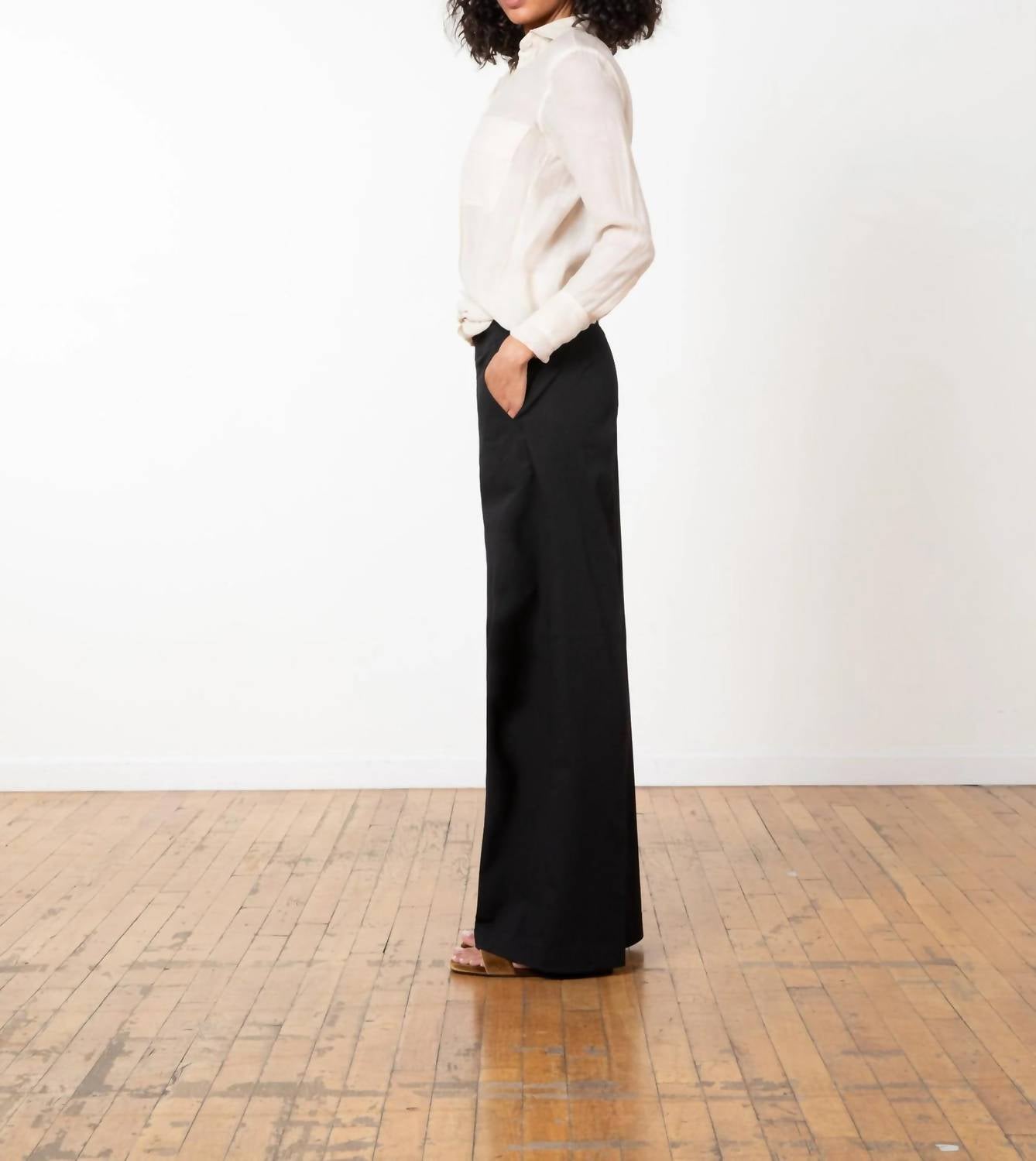 Avenue Montaigne - Carla Stretch Cotton Pant