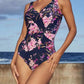 Azura - Flora Gathered Twist One Piece Swimsuit