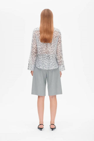 Baum Und Pferdgarten - Miranda Leopard Blouse with Tie