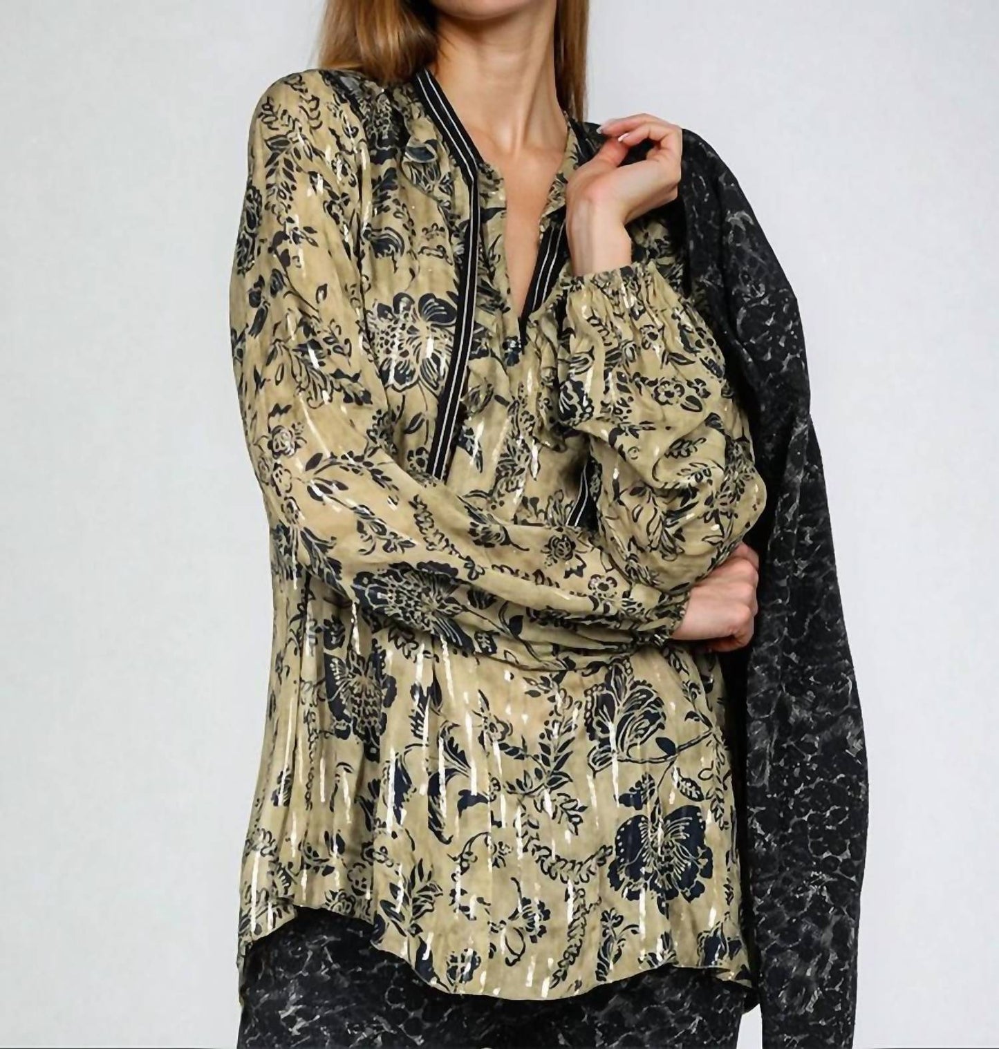 Beate Heymann - Volant Floral Blouse
